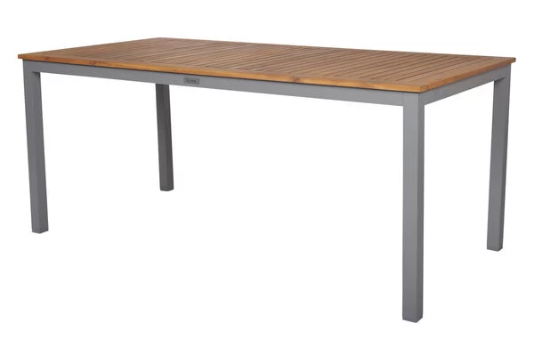 VILLANA Esstisch, Alu Pulverbeschichtet / FSC Akazienholz, 180 X 90 Cm 4 VILLANA Esstisch, Alu Pulverbeschichtet / FSC Akazienholz, 180 X 90 Cm – Bild 2