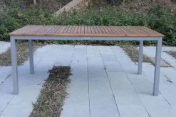 VILLANA Esstisch, Alu Pulverbeschichtet / FSC Akazienholz, 180 X 90 Cm 12 VILLANA Esstisch, Alu Pulverbeschichtet / FSC Akazienholz, 180 X 90 Cm -Warmer Garten 18380 3.jpg