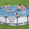 BESTWAY Steel Pro MAX Pool Mit Gestell, Grau, TriTech/Stahl, Ø427x84cm, Mit Filterpumpe -Warmer Garten 19174 1.jpg