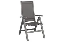 KETTLER Altura Multipositionssessel, Anthrazit/anthrazit, Alu/Textilene, 0302101-7100