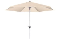 Warmer Garten 13 DOPPLER Active Auto Tilt Mittelstockschirm, Natur, Aluminium/Textil, Ø 280 Cm, Mit Kurbel