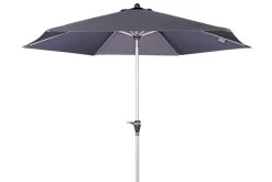 Warmer Garten 17 DOPPLER Active Auto Tilt Mittelstockschirm, Anthrazit, Aluminium/Textil, Ø 280 Cm, Mit Kurbel