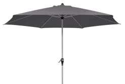 DOPPLER Active Auto Tilt Mittelstockschirm, Anthrazit, Aluminium/Textil, Ø 320 Cm, Mit Kurbel