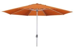 DOPPLER Active Mittelstockschirm, Terrakotta, Aluminium/Textil, Ø 380 Cm, Mit Kurbel