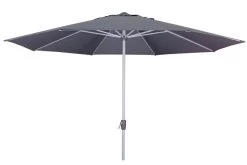 DOPPLER Active Mittelstockschirm, Anthrazit, Aluminium/Textil, Ø 380 Cm, Mit Kurbel