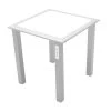VILLANA Beistelltisch, Silber/weiß, Aluminium/Sicherheitsglas, 45 X 45 X 45 Cm -Warmer Garten 1 13406.jpg