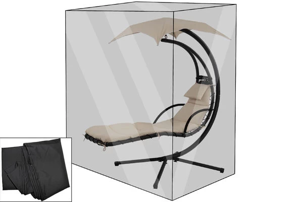 OUTFLEXX Premium Abdeckhaube Für Leco Schwingliege, Schwarz, Wasserbeständig, 187 X 82 X 212 Cm 3 OUTFLEXX Premium Abdeckhaube Für Leco Schwingliege, Schwarz, Wasserbeständig, 187 X 82 X 212 Cm