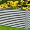OUTFLEXX Hochbeet, Silber, Zincalume, Pulverbeschichtet, 180 X 90 X 84 Cm -Warmer Garten 1 13724.jpg