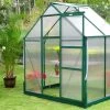 OUTFLEXX Gewächshaus, Grün, Alu/Polycarbonat, 4 Mm, Inkl. Fundament, Pulverb. 133 X 195 X 205 Cm 1 OUTFLEXX Gewächshaus, Grün, Alu/Polycarbonat, 4 Mm, Inkl. Fundament, Pulverb. 133 X 195 X 205 Cm -Warmer Garten 1 13740.jpg