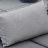 STERN Holly Rückenkissen Zu Bank/Liege, Grau Meliert, Textil, 75x46x30 Cm