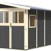 KARIBU Gartenhaus Wandlitz, Fichtenholz 19 Mm, Pultdach -Warmer Garten 1 17863 4.jpg