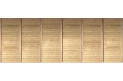 KARIBU Rückwand, Kiefer-Massivholz