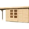 KARIBU Gartenhaus Retola 5, Fichtenholz 19 Mm, Inkl. Anbauschrank 1 KARIBU Gartenhaus Retola 5, Fichtenholz 19 Mm, Inkl. Anbauschrank -Warmer Garten 1 18002 3.jpg