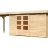 KARIBU Gartenhaus Retola 6, Fichtenholz 19 Mm, Inkl. Anbauschrank 1 KARIBU Gartenhaus Retola 6, Fichtenholz 19 Mm, Inkl. Anbauschrank -Warmer Garten 1 18003 3.jpg