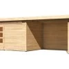 KARIBU Gartenhaus Kandern 7, Fichtenholz 28 Mm, Flachdach 1 KARIBU Gartenhaus Kandern 7, Fichtenholz 28 Mm, Flachdach -Warmer Garten 1 18011 7.jpg
