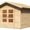KARIBU Gartenhaus Talkau, Fichtenholz 28 Mm, Satteldach