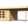 KARIBU Gartenhaus Northeim 3, Fichtenholz 38 Mm, Pultdach -Warmer Garten 1 18026 3.jpg