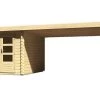 KARIBU Gartenhaus Bastrup 4, Fichtenholz 28 Mm