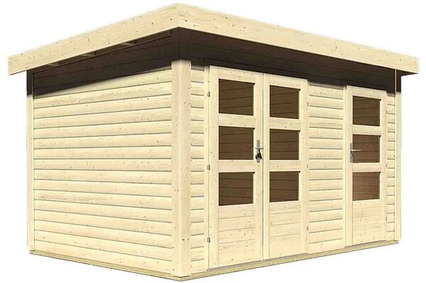 KARIBU Gartenhaus Schönbuch, Fichtenholz 38 Mm, Naturbelassen 3 KARIBU Gartenhaus Schönbuch, Fichtenholz 38 Mm, Naturbelassen