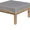 OUTFLEXX Hocker, Silber/grau, Edelstahl/FSC-Teakholz/Textil, 69 X 69 X 29 Cm -Warmer Garten 1 18291.jpg