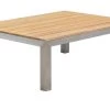 OUTFLEXX Beistelltisch, Silber/natur, Edelstahl/FSC-Teakholz, 90 X 70 X 33 Cm -Warmer Garten 1 18293.jpg