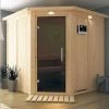 KARIBU Systemsauna Jarin, Fichtenholz 68mm, Eckeinstieg, Ca. 3,4m² -Warmer Garten 1 18416 24.jpg