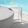 OUTFLEXX Beistelltisch, Weiß, Aluminium, 48 X 32 X 53 Cm, U-Form -Warmer Garten 1 18514.jpg