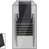 OUTFLEXX Premium Abdeckhaube, Für Stapelstühle, Z.B. 14797, Schwarz, 83 X 63 X 122 Cm, Wasserbeständig