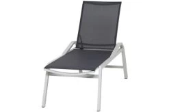 SIENA GARDEN Milos Stapelliege, Aluminium/Ranotex, 194 X 64 X 48 Cm