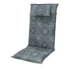 DOPPLER Lyra Stuhlauflage Hochlehner, Grau Gemustert, Polyester, 120 X 48 X 7 Cm, Mit Kopfkissen Und Reißverschluss -Warmer Garten 1 19683.jpg