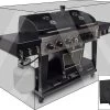 OUTFLEXX Premium Abdeckhaube, Für Grills, Z.B. 17311, Schwarz, 191 X 67 X 123 Cm, Wasserbeständig -Warmer Garten 1 19907.jpg