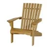 Ploß Adirondack Sessel, Teakoptik, FSC®-Akazienholz, Geölt, 73 X 89 X 88 Cm