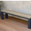 OUTFLEXX Oxford Bank, Dark Grey/natur, Alu/recycled FSC®-Teak, 190x40x45cm, Rustikal Gebürstet -Warmer Garten 1 20338.jpg