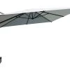 OUTFLEXX Ultimate XL Ampelschirm, Anthrazit/creme, Alu/Spuncrylic®, 450x450cm, Inkl. Befüllbarem Schirmständer