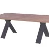 HARTMAN Xanadu Esstisch, Xerix, Alu / Teakholz, 220 X 100 Cm, X-Gestell -Warmer Garten 1 20405.jpg