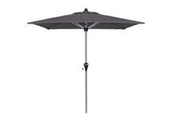 Warmer Garten 5 DOPPLER Active Auto Tilt Mittelstockschirm, Anthrazit, Alu/Polyester, 210x140 Cm, Höhenverstellbar, Mit Kurbel