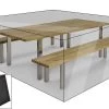 OUTFLEXX Premium Abdeckhaube Für Sitzgruppen Z.B. 20833/ 20127/ 20316, 244x185x75cm, Wasserbeständig, Schwarz 2 OUTFLEXX Premium Abdeckhaube Für Sitzgruppen Z.B. 20833/ 20127/ 20316, 244x185x75cm, Wasserbeständig, Schwarz -Warmer Garten 1 21461.jpg