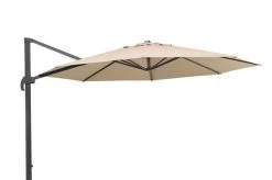 Schneider® SCHNEIDER Rhodos Grande Ampelschirm, Natur, Ø 400 Cm, Rund