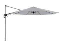 DOPPLER Active Pendelschirm, Grau, Alu/Polyester, 370cmx210 Cm, Mit Kurbel, 360°-drehbar
