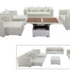 OUTFLEXX Loungemöbel-Set, Weiß, Polyrattan, Für 9 Personen, Inkl. Loungetisch, Wasserfeste Kissenbox -Warmer Garten 1 7173 BOX D.jpg