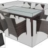 OUTFLEXX Premium Abdeckhaube Für Esstisch, Schwarz, 200x120x85 Cm, Wasserbeständig -Warmer Garten 1 7786.jpg