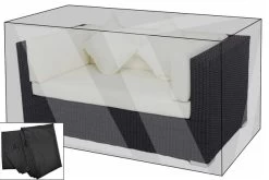 OUTFLEXX Premium Abdeckhaube Passend Z.B. Für TheBox 2er-Sofa, Schwarz, 154x87x68 Cm, Wasserbeständig