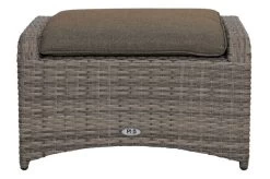 Ploß Rabida Hocker, Champagner-meliert, Polyrattan, 71x52x42 Cm, Zu Loungesessel, Inkl. Polster -Warmer Garten 20169 02.jpg