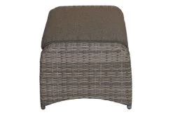 Ploß Rabida Hocker, Champagner-meliert, Polyrattan, 71x52x42 Cm, Zu Loungesessel, Inkl. Polster -Warmer Garten 20169 03.jpg