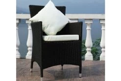 OUTFLEXX 2er Set Sessel, Schwarz, Polyrattan Inkl. Kissen Und Polster -Warmer Garten 2035 07.jpg