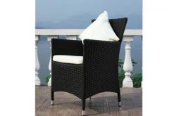 OUTFLEXX 2er Set Sessel, Schwarz, Polyrattan Inkl. Kissen Und Polster -Warmer Garten 2035 08.jpg
