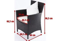 OUTFLEXX 2er Set Sessel, Braun, Polyrattan Inkl. Kissen Und Polster -Warmer Garten 2036 05.jpg