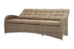 Ploß Rabida Comfort Dining / Lounge 3-Sitzer Sofa, Champagner-meliert, Polyrattan, 210x85x112 Cm, Verstellbar -Warmer Garten 20 20164.jpg