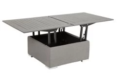 OUTFLEXX Loungetisch, Flanelle, Alu/Sunbrella, 78/157 X 78 X 37/64 Cm, Höhenverstellbar -Warmer Garten 20 21011.jpg