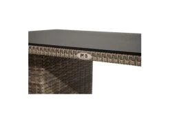 Ploß Rabida Lounge-Tisch, Champagner-meliert, Polyrattan, 140x85cm, Glasplatte In Steinoptik 13 Ploß Rabida Lounge-Tisch, Champagner-meliert, Polyrattan, 140x85cm, Glasplatte In Steinoptik -Warmer Garten 21637 4.jpg